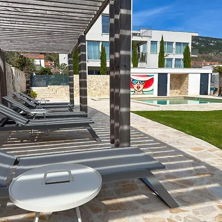 Apartment Baska, Exklusive Mit Poolarea In Baska, Krk - Kroatien Baska (Krk)