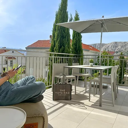 Baska, Exklusive Mit Poolarea In Baska, Krk - Kroatien