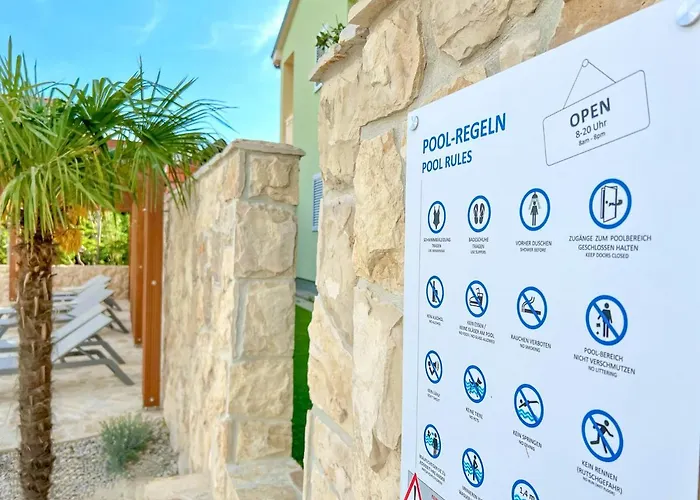 Apartment Baska, Exklusive Mit Poolarea In Baska, Krk - Kroatien Baska (Krk)
