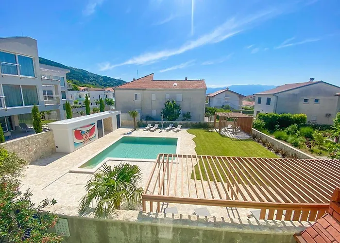 Baska, Exklusive Mit Poolarea In Baska, Krk - Kroatien