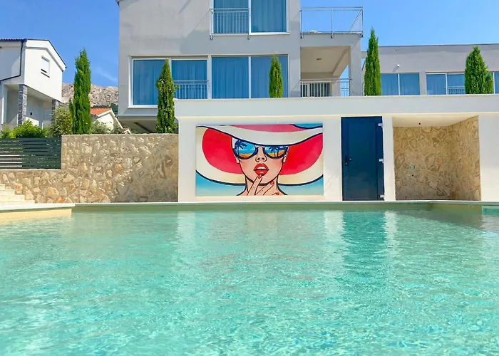 Baska, Exklusive Mit Poolarea In Baska, Krk - Kroatien Apartment *