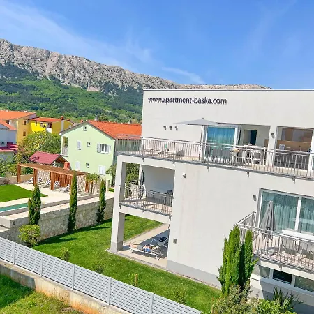 Baska, Exklusive Mit Poolarea In Baska, Krk - Kroatien Baška