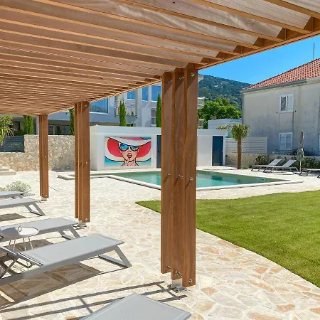 Baska, Exklusive Mit Poolarea In Baska, Krk - Kroatien 巴斯卡