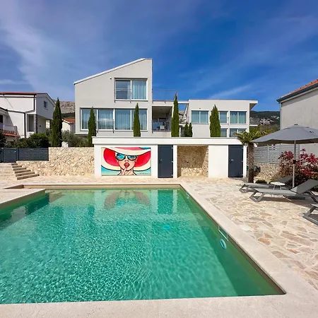 Baska, Exklusive Mit Poolarea In Baska, Krk - Kroatien Apartamento *