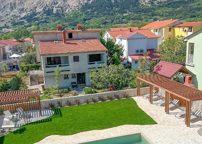 Baska, Exklusive Mit Poolarea In Baska, Krk - Kroatien Apartamento Baška