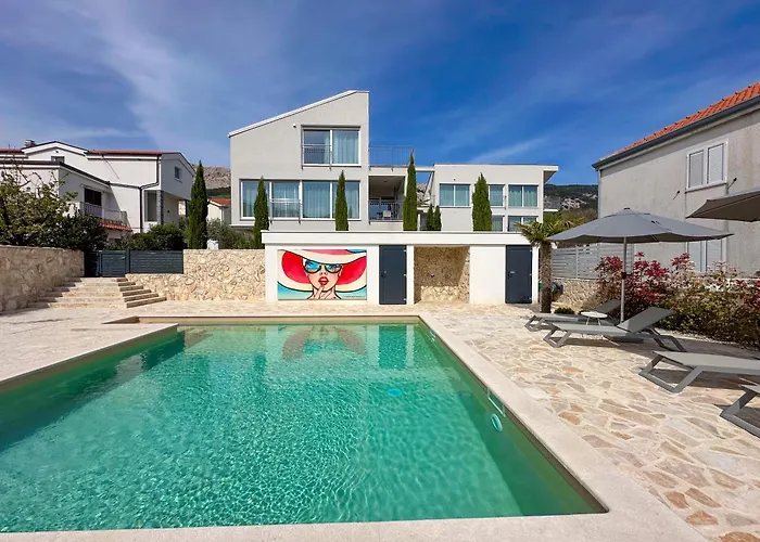 Baska, Exklusive Mit Poolarea In Baska, Krk - Kroatien Apartamento *