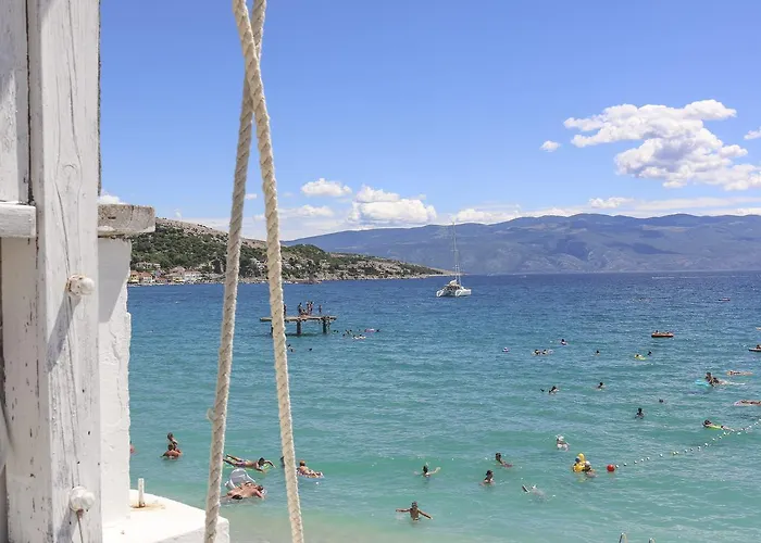 Baska, Exklusive Mit Poolarea In Baska, Krk - Kroatien Apartamento