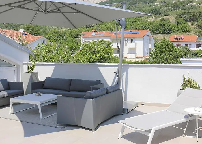 Apartamento Baska, Exklusive Mit Poolarea In Baska, Krk - Kroatien Baška
