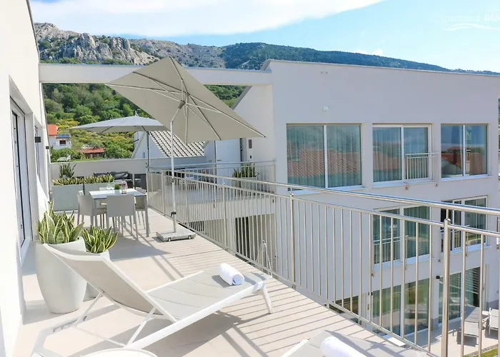 Baska, Exklusive Mit Poolarea In Baska, Krk - Kroatien Baška