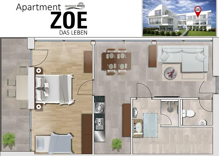 Apartamento Baska, Exklusive Mit Poolarea In Baska, Krk - Kroatien Baška